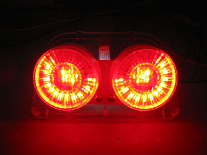 Ecliptech CBR250/CBR400 LED Brakelight, Eyes Mode