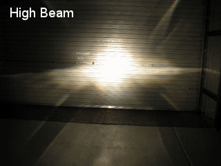 Daytona 675 high beam comparison with Twinlight Driver3 fitted